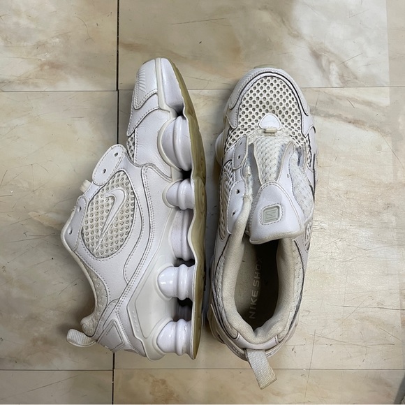 Triple White Nike Shox TL Nova Women’s 9.5 - Picture 6 of 10